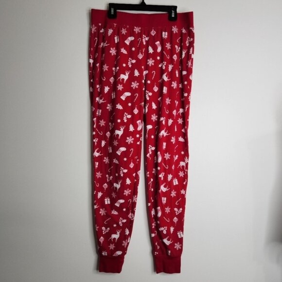 Macy's Red/White Matching Merry Bright Holiday Pajamas Set Size S Women's - Picture 3 of 13